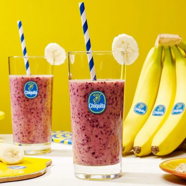 Chiquitas hälsosamma frukostsmoothie med banan och havre