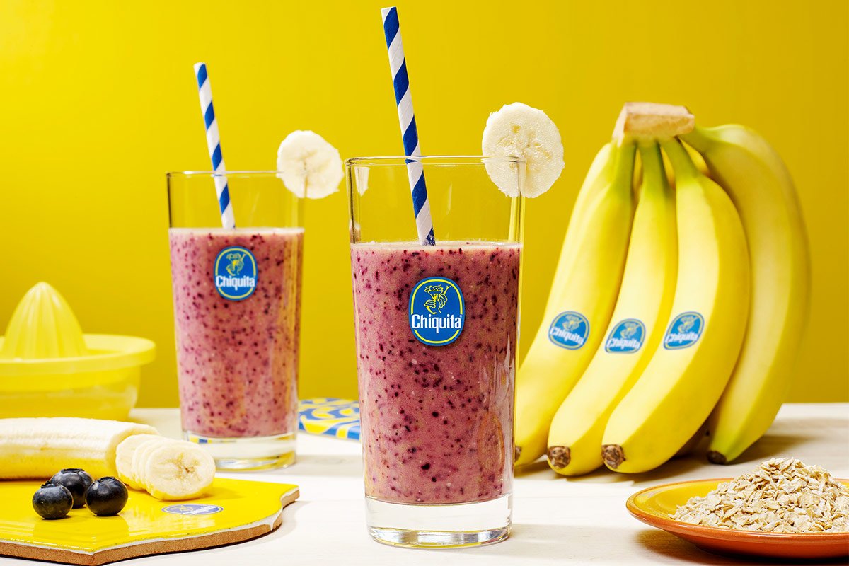 Chiquitas hälsosamma frukostsmoothie med banan och havre