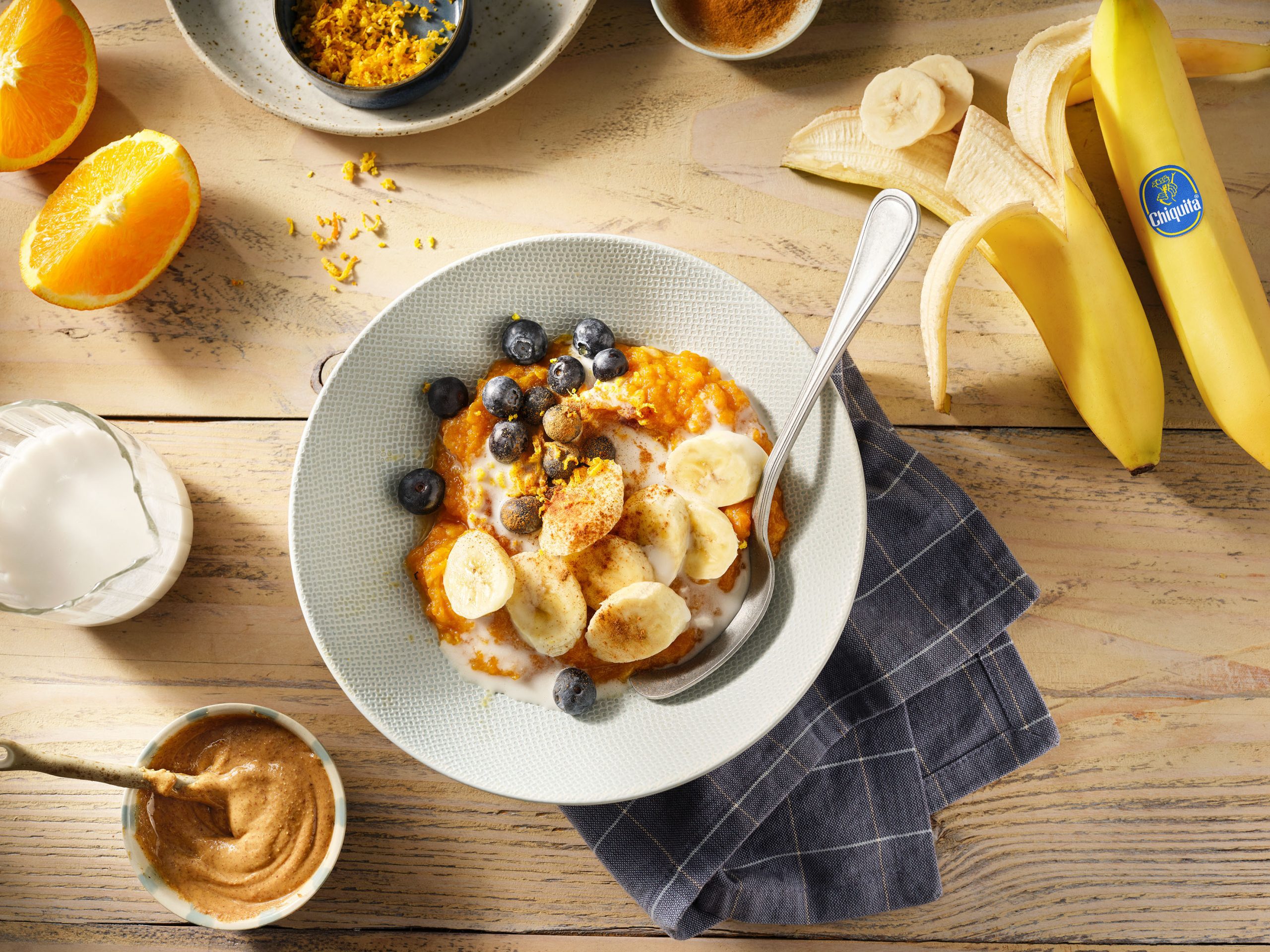 Frukostbowl med sötpotatis och Chiquita-banener