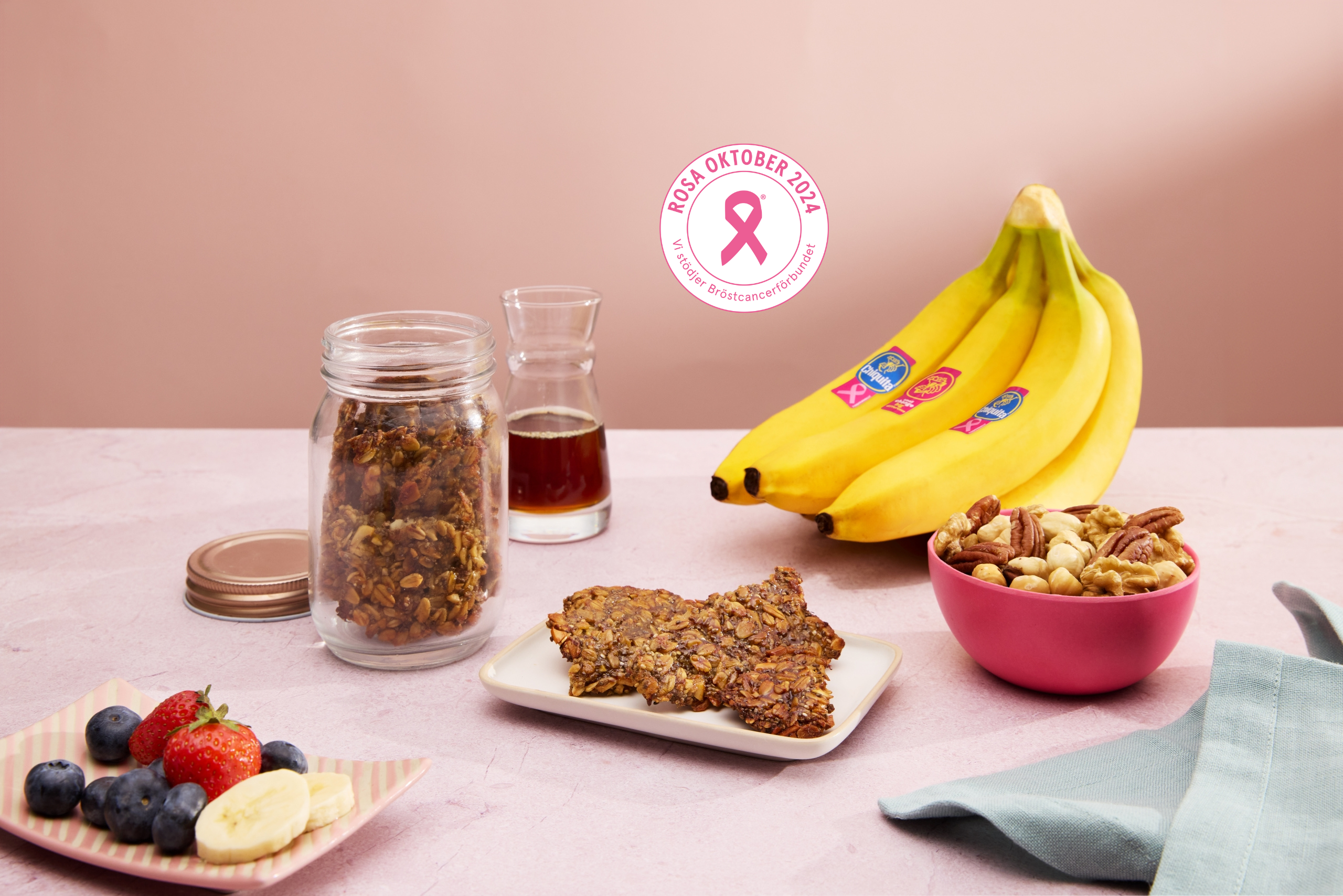 Veganskt snacks med Chiquita-banan