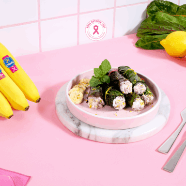 Mangoldrullar med Chiquita-banan och ricotta