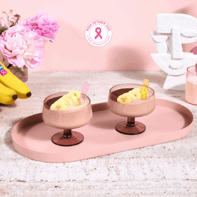 Krämig dessert med Chiquita-banan och yoghurt