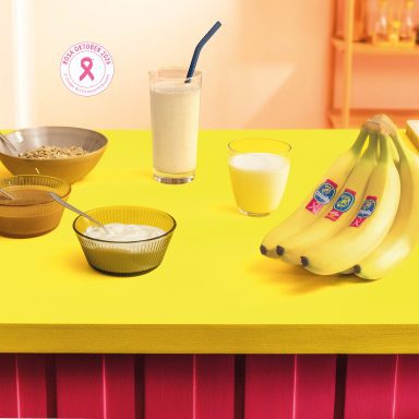 Chiquita Banan-, Yoghurt- & Jordnötssmörsmoothie