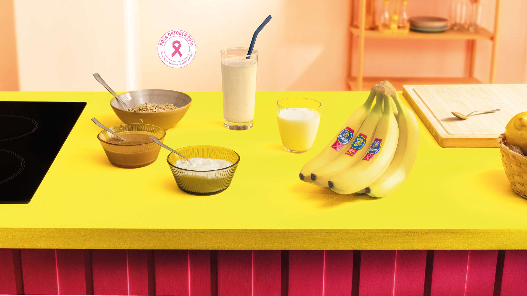 Chiquita Banan-, Yoghurt- & Jordnötssmörsmoothie